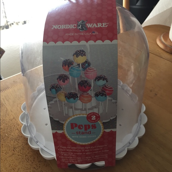 Nordic Ware Other - SOLD ‼️ Cake pop stand with dome lid